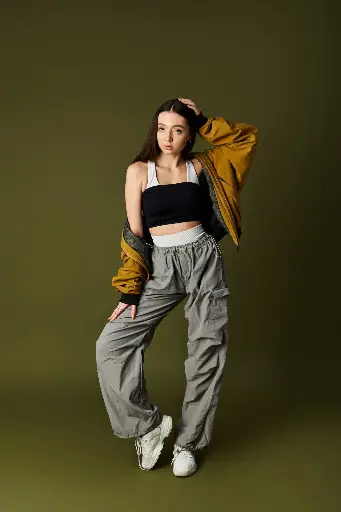 Cargo Jogger Pants – Ash Grey Utility